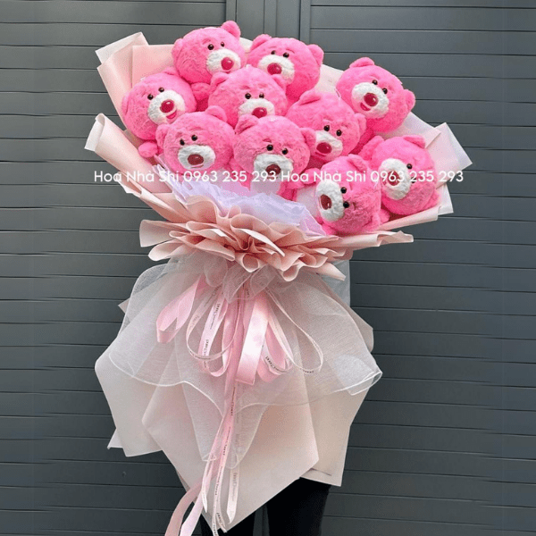 Bó Hoa Gấu Dâu Khổng Lồ - 22