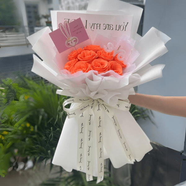 Hoa Nhũ Kim Tuyến - Tone Cam - 63