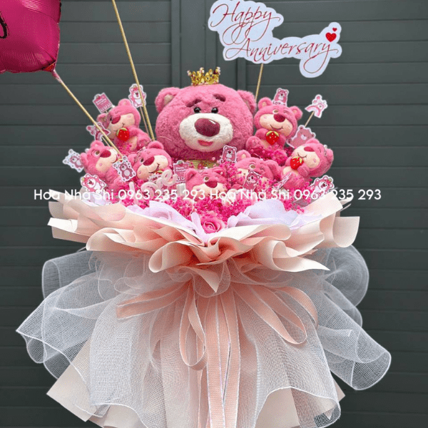 Bó Hoa Gấu Bông Khổng Lồ - 64