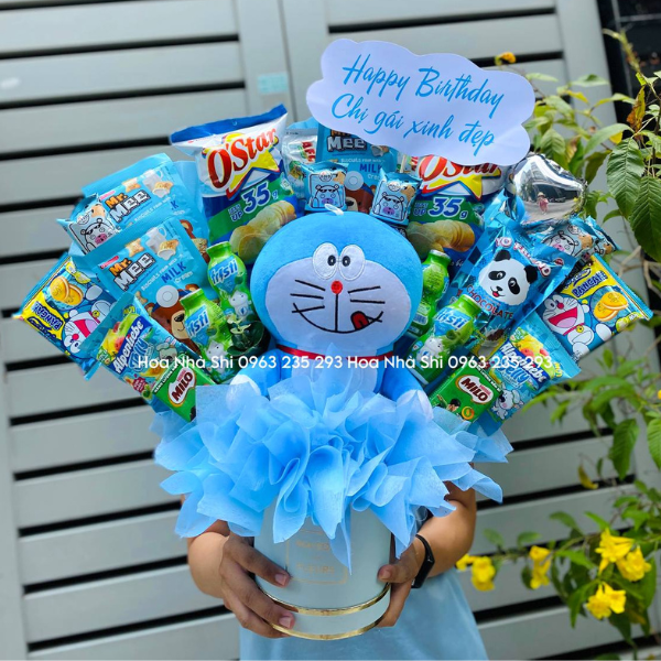 Bó Hoa Bánh Kẹo Sinh Nhật Doraemon - 141