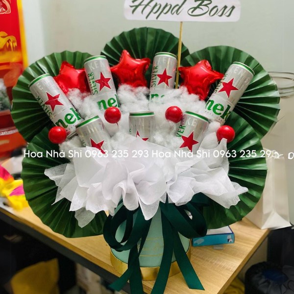 Bó Hoa Bánh Kẹo Sinh Nhật Heineken - 147 image 1