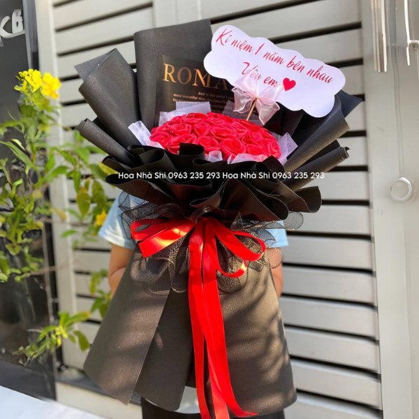 Bó Hoa Sáp Thơm Đỏ - 168