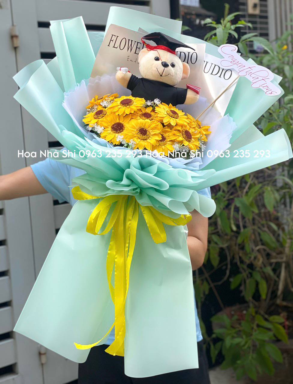 Bó Hoa Gấu Bông Tốt Nghiệp - 172