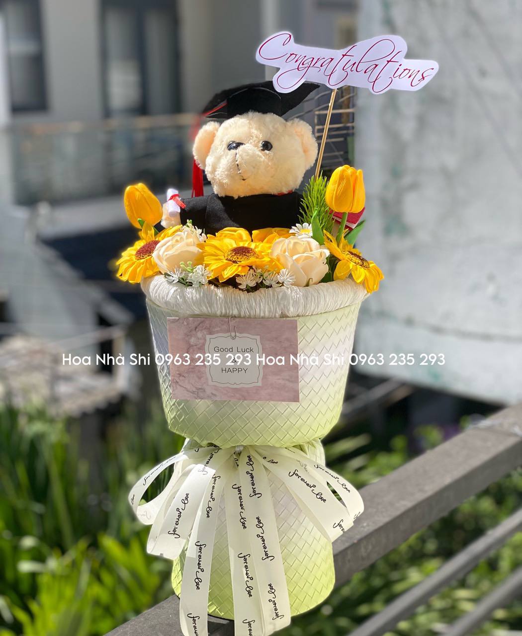 Bó Hoa Gấu Bông Tốt Nghiệp - 174