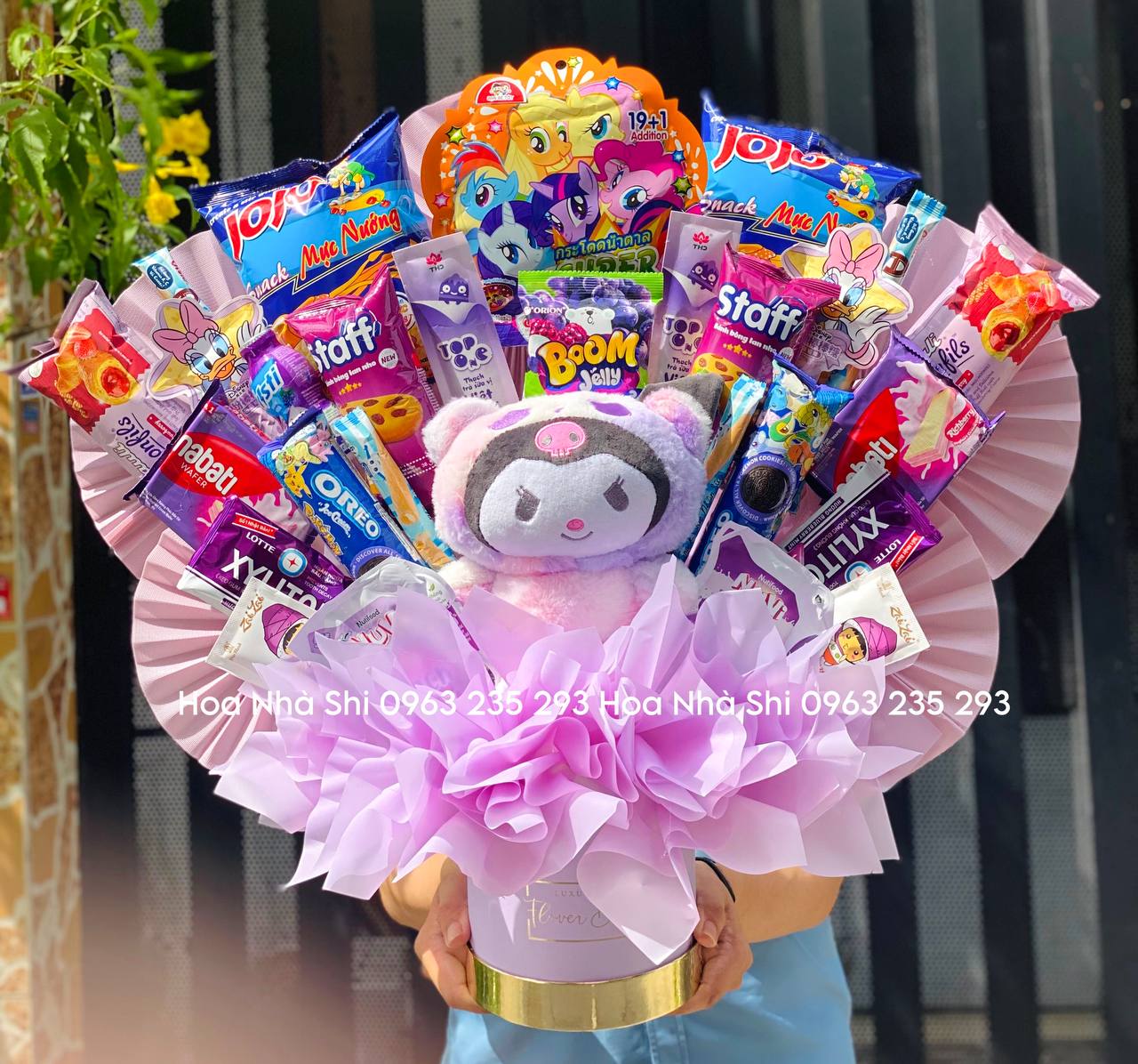 Bó Hoa Bánh Kẹo Sinh Nhật Mix Kuromi - 188
