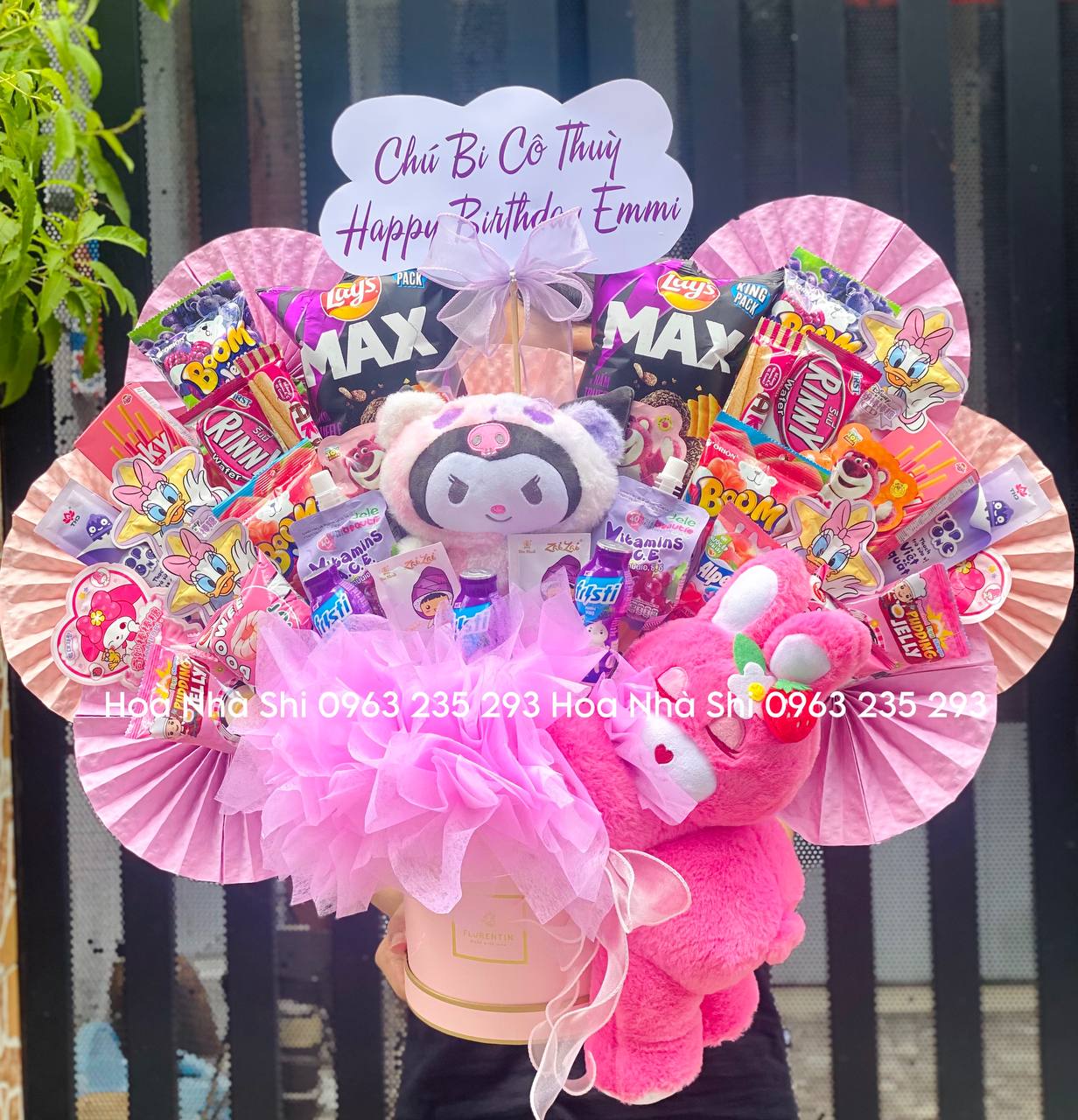 Bó Hoa Bánh Kẹo Sinh Nhật Mix Kuromi - 203