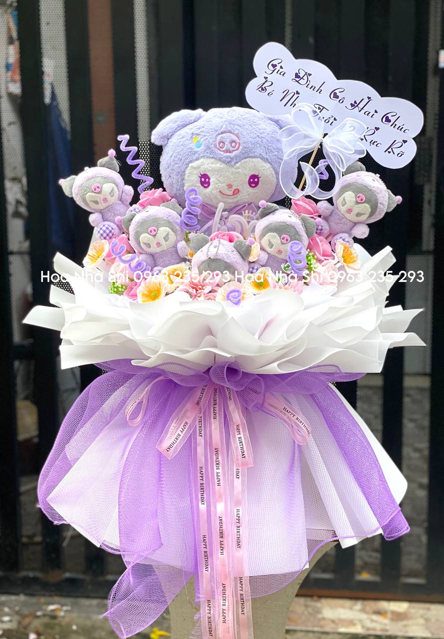 Bó Hoa Gấu Bông Kuromi - 217