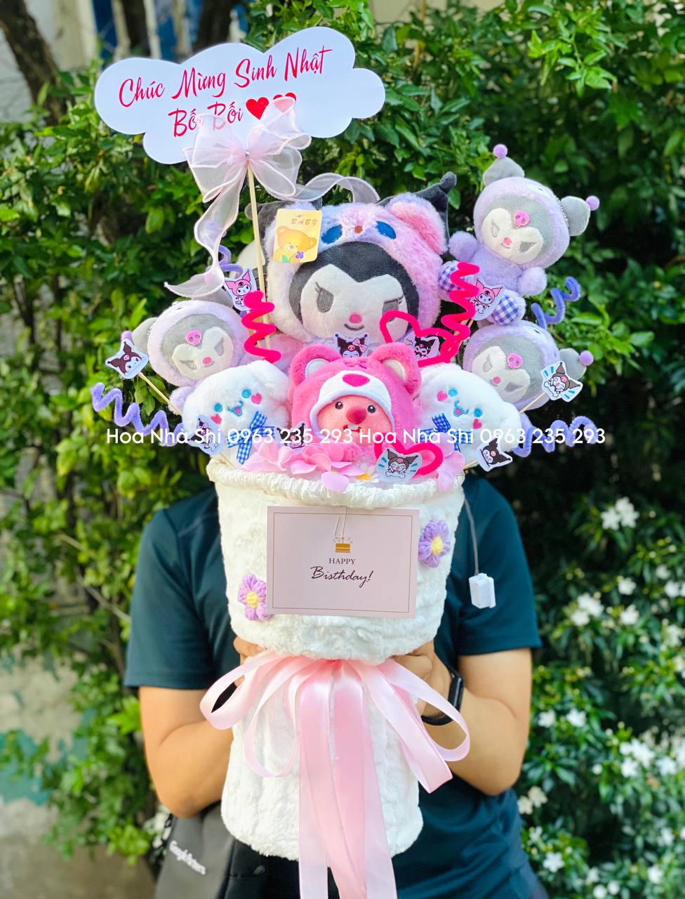 Bó Hoa Gấu Bông - Gấu Kuromi - 235