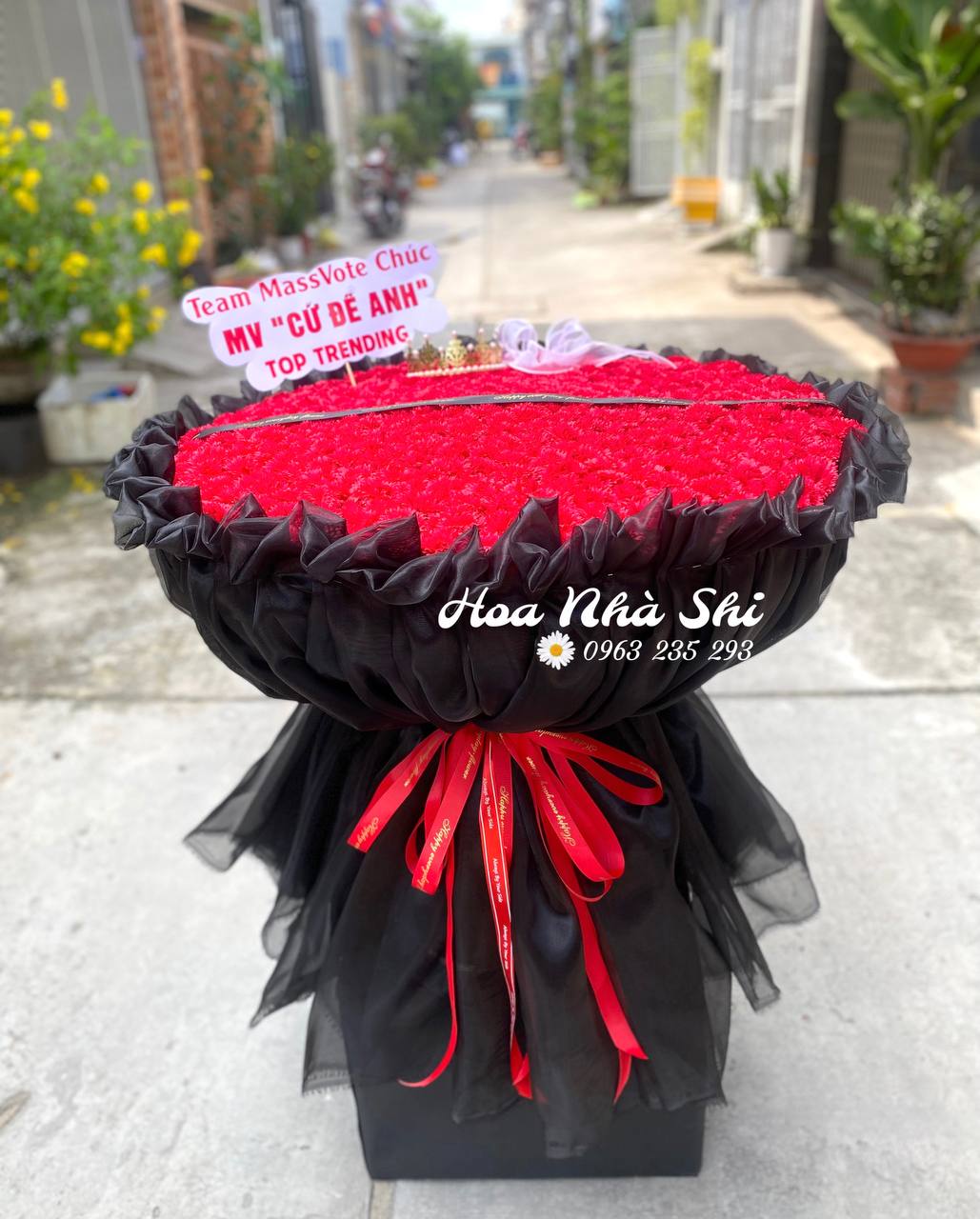 Bó Hoa Sáp Thơm Khổng Lồ - Đỏ - 315