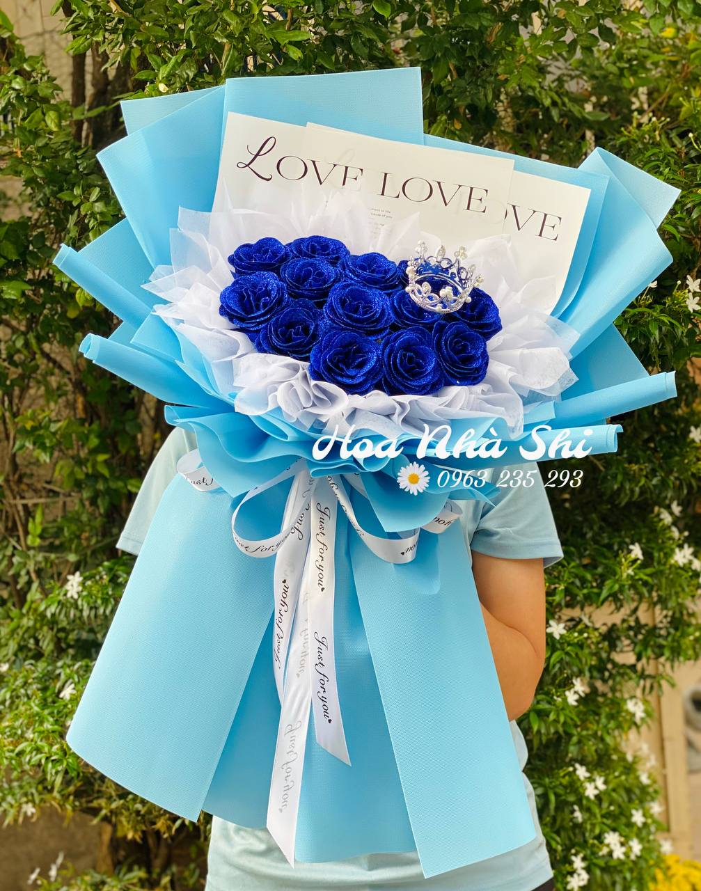 Hoa Nhũ Kim Tuyến - Xanh Dương - 335