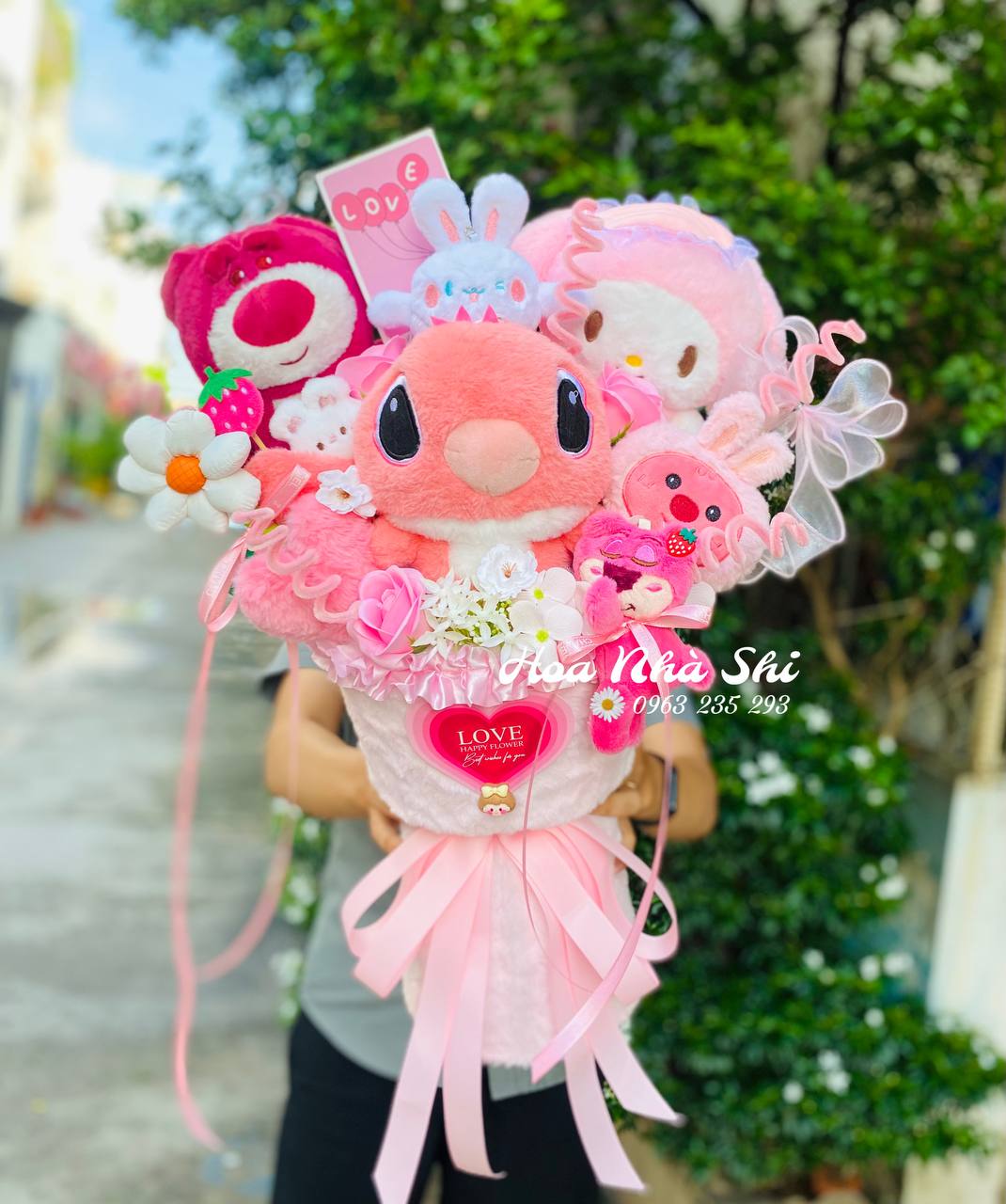 Bó Hoa Gấu Bông Mix - 373