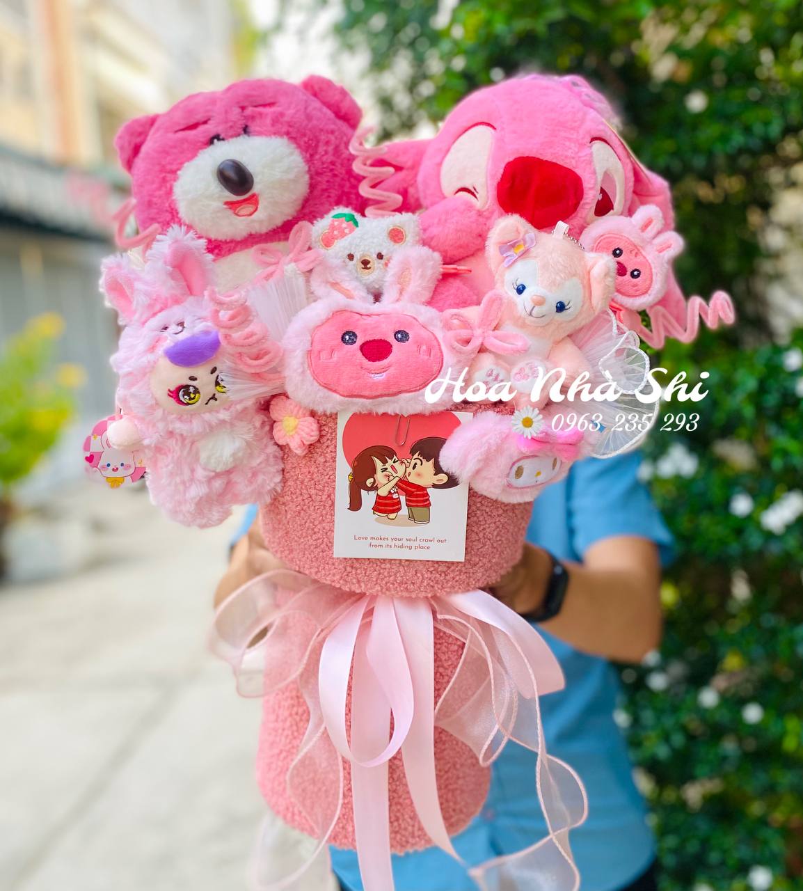 Bó Hoa Gấu Bông Mix - 378