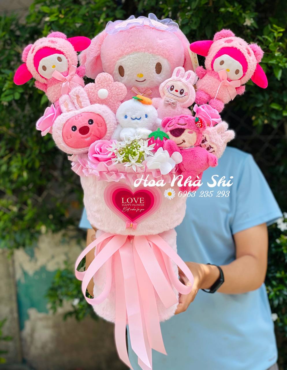 Bó Hoa Gấu Bông Mix - 405